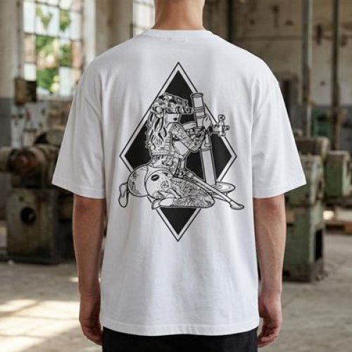 Футболка Madoka (M-3XL) 1396 white (лето) Madoka 1396 white