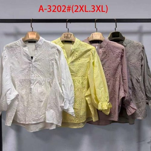 Блузка Saint Wish (2XL-3XL) A3202 mix (деми) Saint Wish A3202 mix