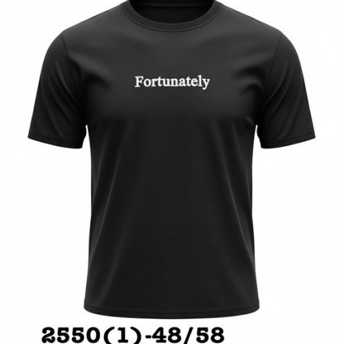 Футболка LiOpt (48-58) 2550-1 black (лето) LiOpt 2550-1 black