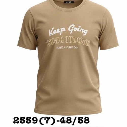 Футболка LiOpt (48-58) 2559-7 beige (лето) LiOpt 2559-7 beige