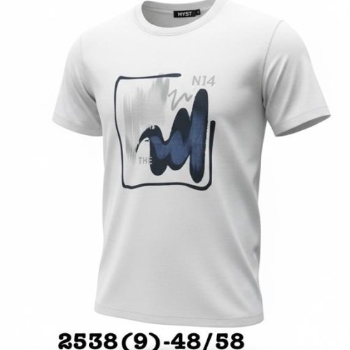 Футболка LiOpt (48-58) 2538-9 white (лето) LiOpt 2538-9 white