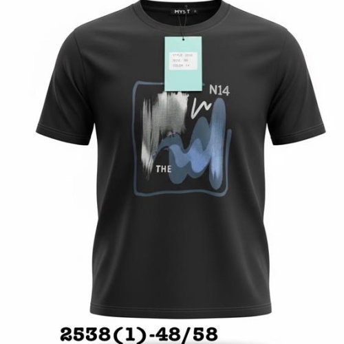 Футболка LiOpt (48-58) 2538-1 black (лето) LiOpt 2538-1 black