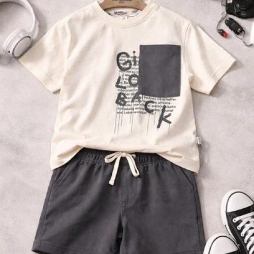 Костюм Major (2-5) 26236 white-grey (лето) Major 26236 white-grey