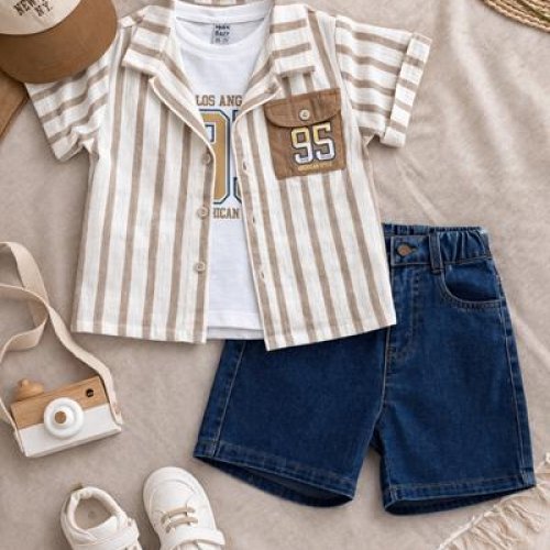 Костюм Major (3-6) 26527 beige (лето) Major 26527 beige