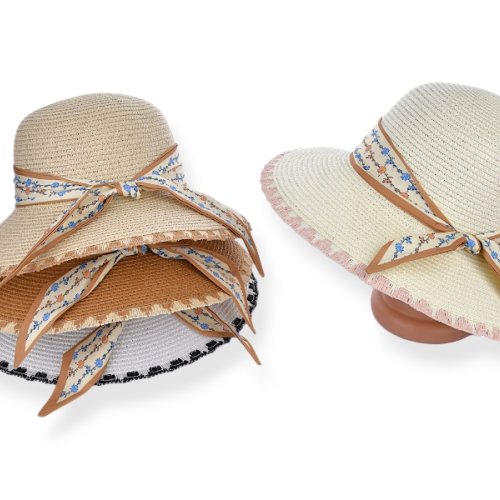 Шляпа КОРОЛЕВА (56-58) 7-01 mix (лето) КОРОЛЕВА 7-01 mix