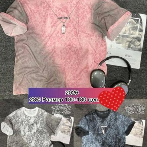 Футболка Meloria (130-180) 2A30133 pink (лето) Meloria 2A30133 pink