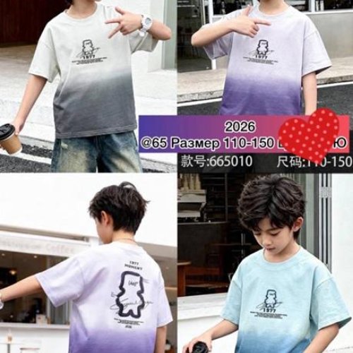 Футболка Meloria (110-150) 605010 l.blue (лето) Meloria 605010 l.blue