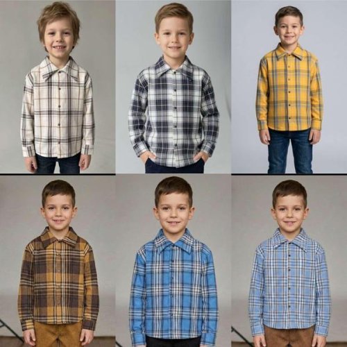 Рубашка Meloria (140-146) ML5137 brown (деми) Meloria ML5137 brown