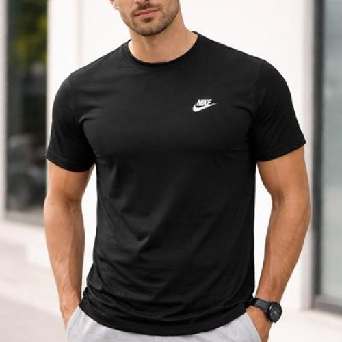 Футболка ALIA (2XL-6XL) AL109 black (лето) ALIA AL109 black