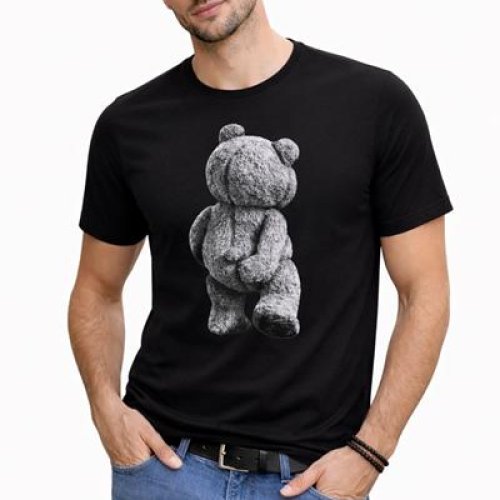 Футболка ALIA (M-3XL) AL111 black (лето) ALIA AL111 black