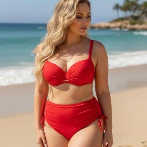 Купальник DFK (44-52) 25118 red (лето) DFK 25118 red