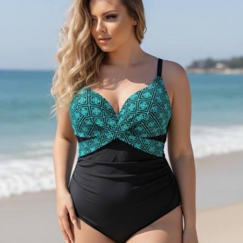 Купальник DFK (48-56) 25122 green (лето) DFK 25122 green