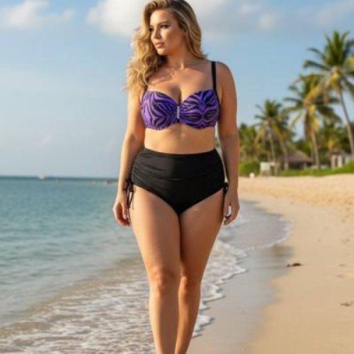 Купальник DFK (48-56) W1574 lilac (лето) DFK W1574 lilac