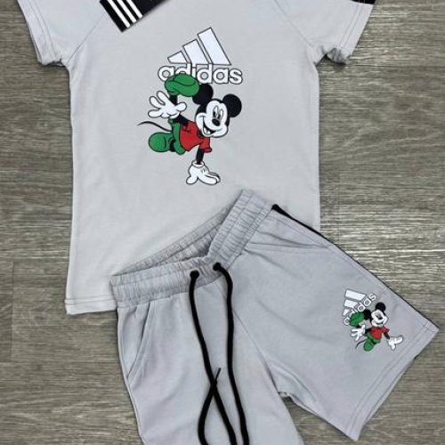 Костюм MirWear (4-8) MR812-287-1 l.grey (лето) MirWear MR812-287-1 l.grey