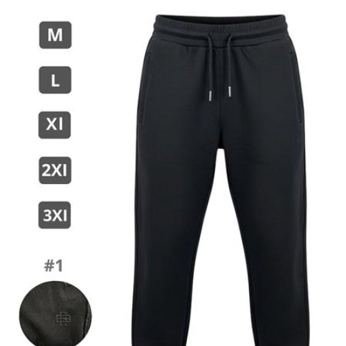 Штаны спорт 2BRO (M-3XL) 62027 black (деми) 2BRO 62027 black