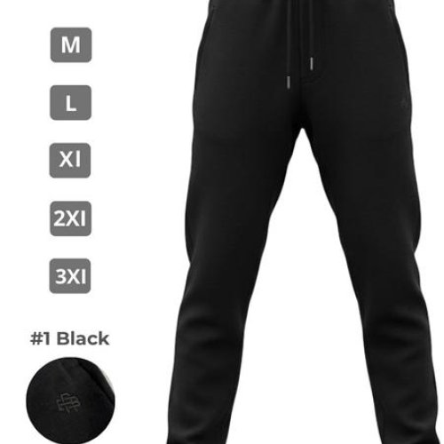 Штаны спорт 2BRO (M-3XL) 62028 black (деми) 2BRO 62028 black