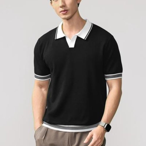 Футболка 2BRO (L-4XL) 821 black (лето) 2BRO 821 black