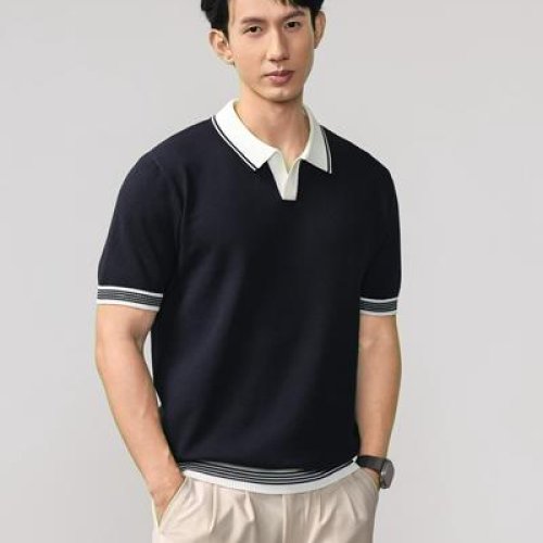 Футболка 2BRO (L-4XL) 821 navy (лето) 2BRO 821 navy