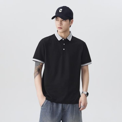 Футболка 2BRO (L-4XL) 8332 black (лето) 2BRO 8332 black