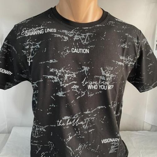 Футболка Sabihina (S-2XL) SB1903 black (лето) Sabihina SB1903 black