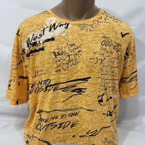 Футболка Sabihina (3XL-6XL) SB1928 yellow (лето) Sabihina SB1928 yellow