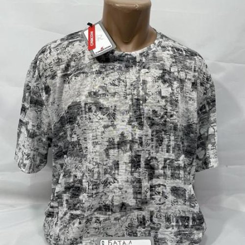 Футболка Sabihina (3XL-6XL) SB1929 grey (лето) Sabihina SB1929 grey