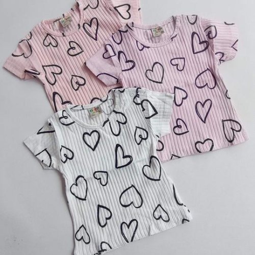 Футболка Meloria (1-4) 12640-1 pink (лето) Meloria 12640-1 pink