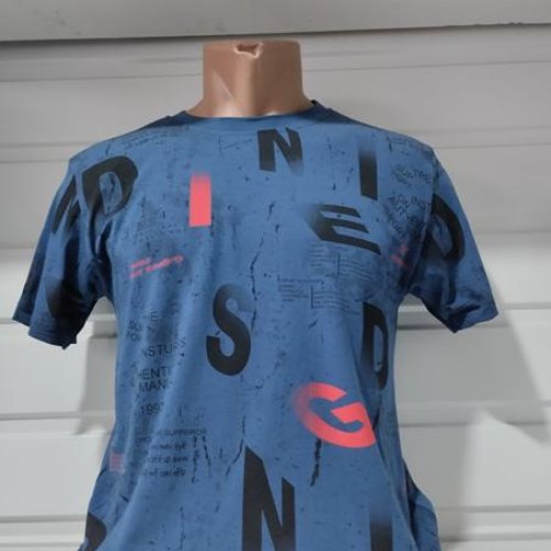 Футболка Panda (S-2XL) 1742 blue (лето) Panda 1742 blue