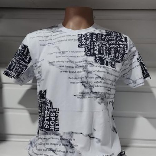 Футболка Panda (S-2XL) 1744 white (лето) Panda 1744 white