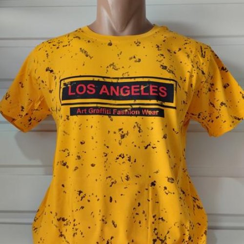 Футболка Panda (S-2XL) 1790 yellow (лето) Panda 1790 yellow