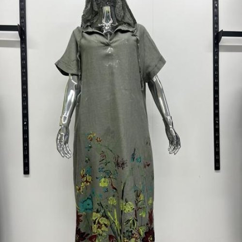 Платье Style Nadezhda (3XL-6XL) 10752 khaki (лето) Style Nadezhda 10752 khaki