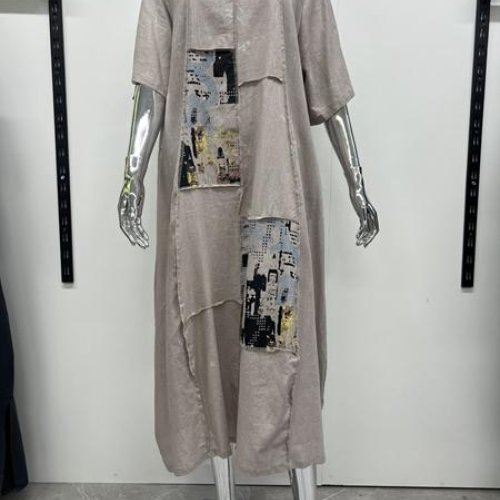 Платье Style Nadezhda (3XL-6XL) 10797 beige (лето) Style Nadezhda 10797 beige