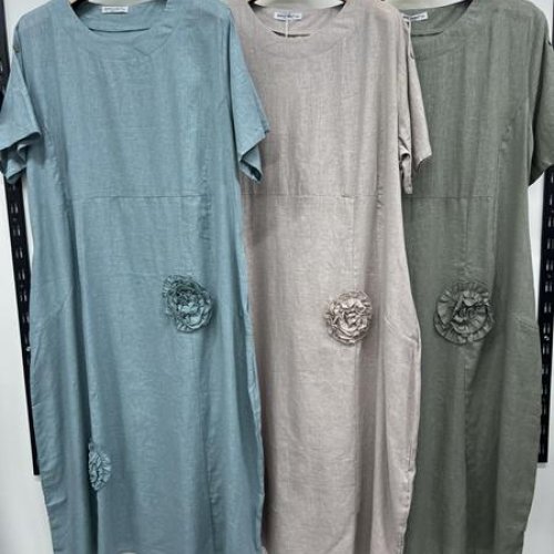 Платье Style Nadezhda (3XL-6XL) 10806 khaki (лето) Style Nadezhda 10806 khaki