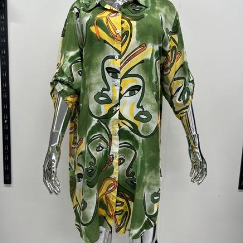 Рубашка Style Nadezhda (3XL-7XL) 26949 green (лето) Style Nadezhda 26949 green