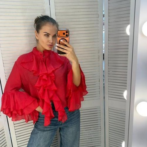 Блузка Style Nadezhda (one size) 377 red (деми) Style Nadezhda 377 red