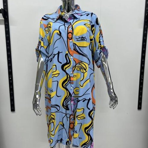 Рубашка Style Nadezhda (3XL-7XL) 7650 l.blue (лето) Style Nadezhda 7650 l.blue