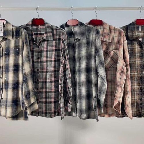 Рубашка BASE (L-4XL) 3506 grey-pink (деми) BASE 3506 grey-pink