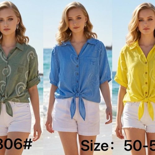 Рубашка Kaffir Lily (50-56) 1806-0 blue (лето) Kaffir Lily 1806-0 blue
