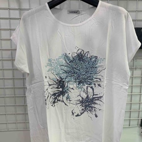 Футболка Yafeier (XL-4XL) 257 white (лето) Yafeier 257 white