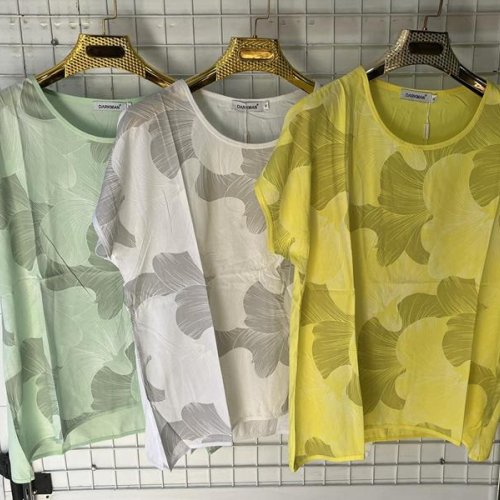 Футболка Yafeier (XL-4XL) 301 yellow (лето) Yafeier 301 yellow