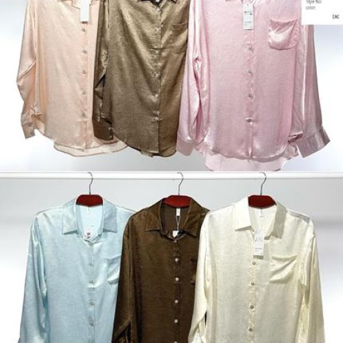 Рубашка Yafeier (S-2XL) 3011 pink (деми) Yafeier 3011 pink