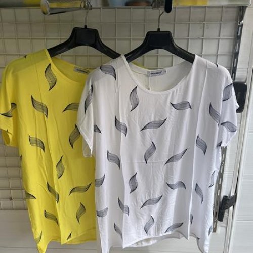 Футболка Yafeier (XL-4XL) 340 yellow (лето) Yafeier 340 yellow