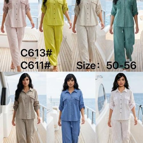 Костюм Yafeier (50-56) 613-611 powder (деми) Yafeier 613-611 powder