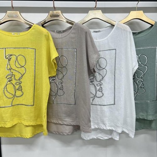 Футболка Yafeier (3XL-6XL) 9547 green (лето) Yafeier 9547 green