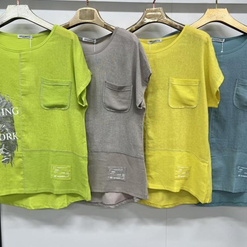 Футболка Yafeier (3XL-6XL) 9581 green (лето) Yafeier 9581 green