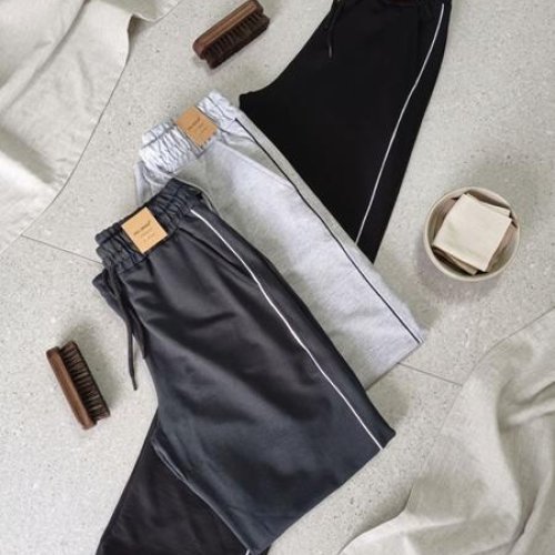 Штаны спорт Moranny (S-2XL) 2223 d.grey (деми) Moranny 2223 d.grey