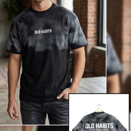 Футболка Moranny (S-2XL) MR1075 black (лето) Moranny MR1075 black