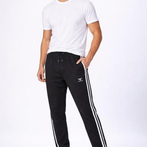 Штаны спорт Zalov (S-2XL) ZW1476 black (деми) Zalov ZW1476 black