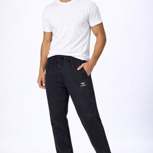 Штаны спорт Zalov (S-2XL) ZW1477 black (деми) Zalov ZW1477 black