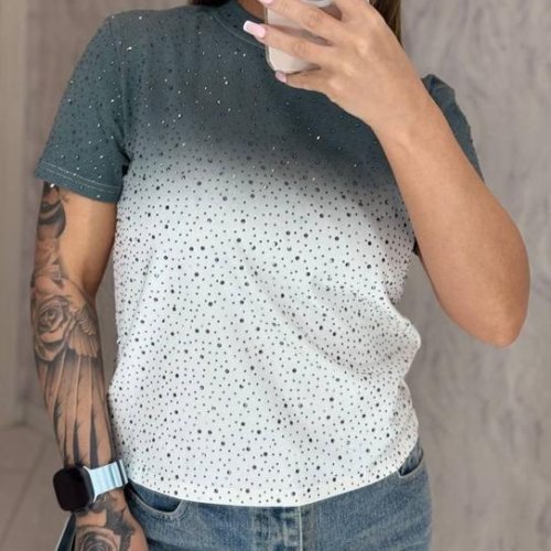 Футболка Lora (one size) LR1289 white (лето) Lora LR1289 white